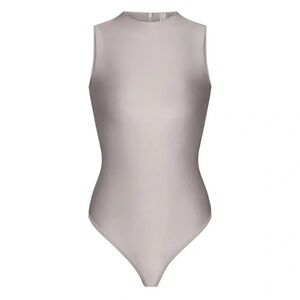 Skims silver disco bodysuit